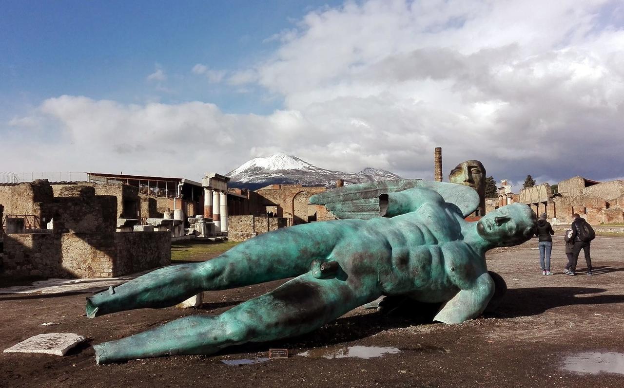 Hotel Il Santuario - Pompei Pompeji Exteriör bild